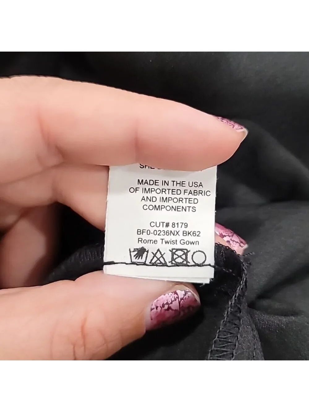 Nwot Show Me Your MuMu Rome Twist Gown Sz XL - Picture 10 of 12